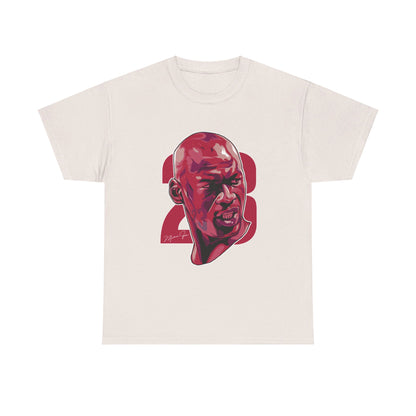 Michael Jordan Bust Art Unisex Heavy Cotton Tee