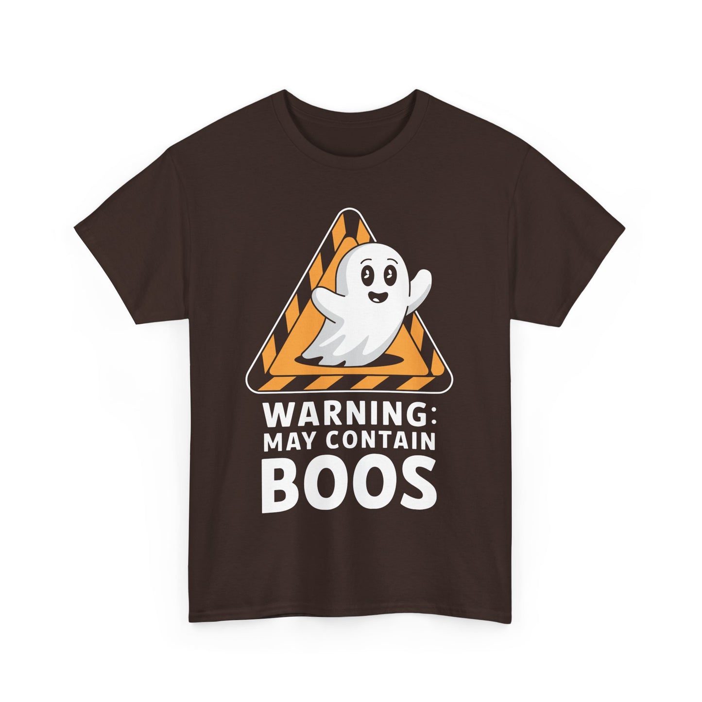 Warning May Contain Boos Unisex Heavy Cotton Tee