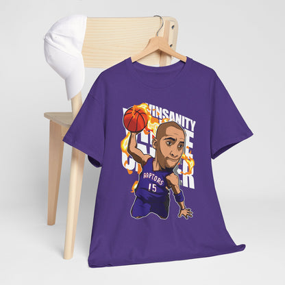 Vinsanity Vince Carter Unisex Heavy Cotton Tee - Basketball Insanity Graphic Shirt