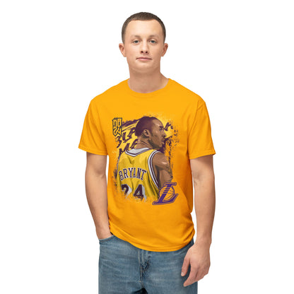 Kobe Bryant 24 Rear View Unisex HD Cotton™ T-shirt