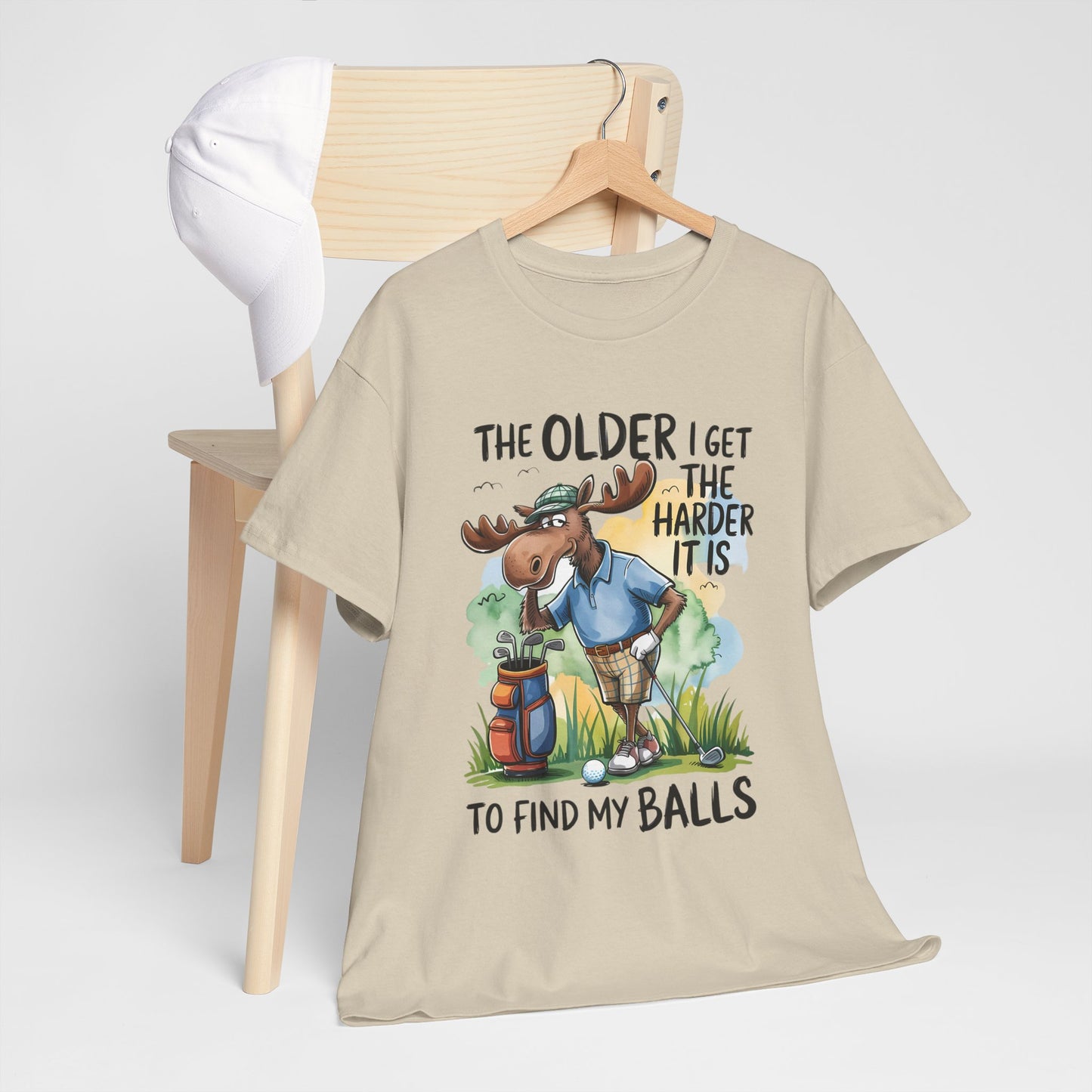 The Older I Get, The Harder It Is to Find My Balls Tee Unisex Heavy Cotton Shirt