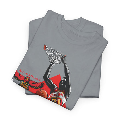 Dominic Wilkins Vintage Dunk Unisex Heavy Cotton Tee