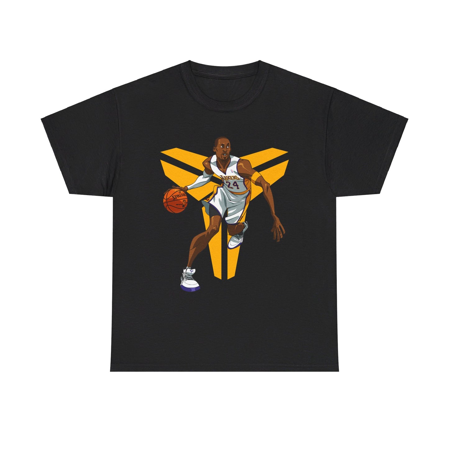 Kobe Bryant Logo Dribble Unisex Heavy Cotton Tee