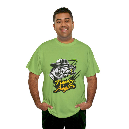 Trophy Angler Fishing Unisex Heavy Cotton Tee