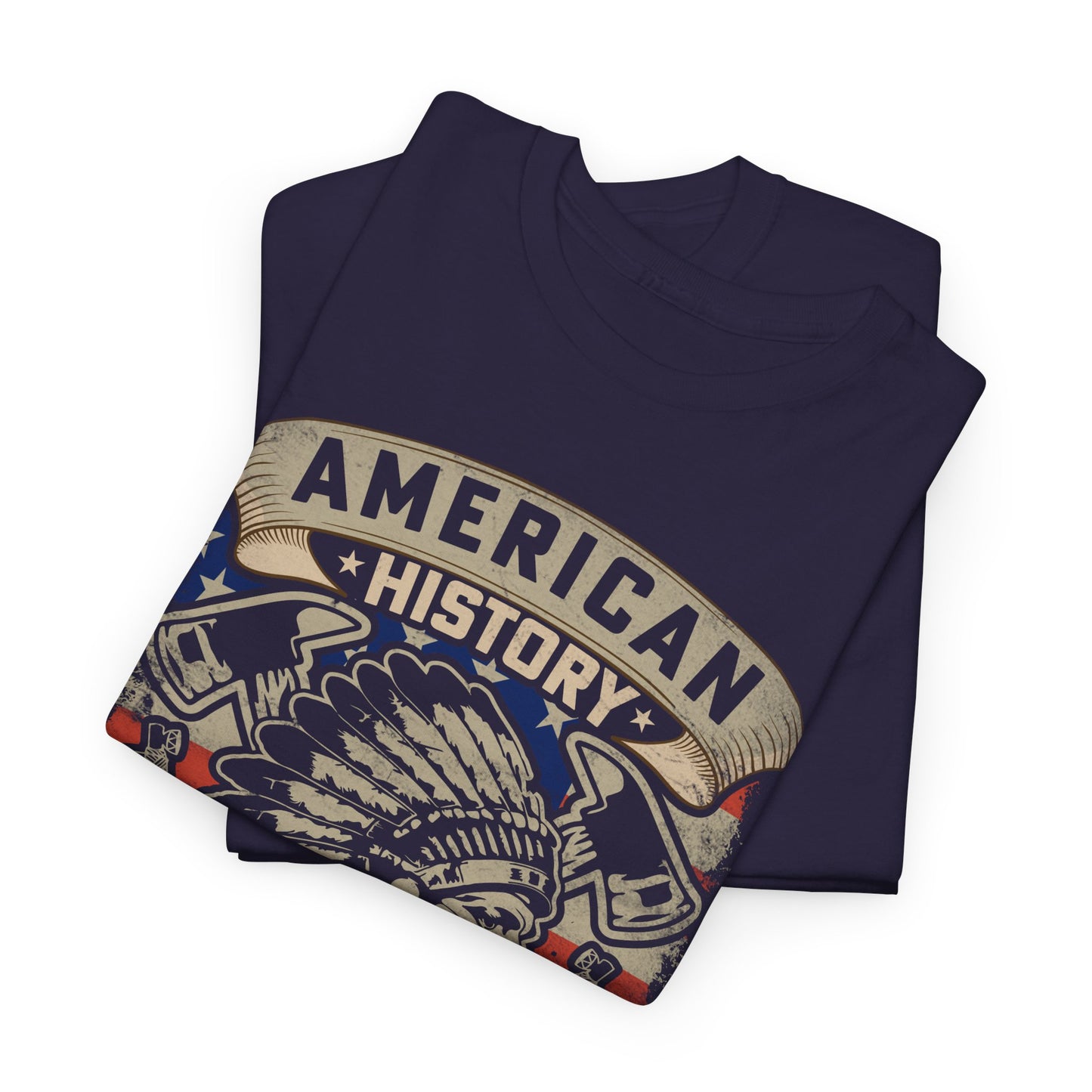 American History Begins With Native History Unisex Heavy Cotton Tee