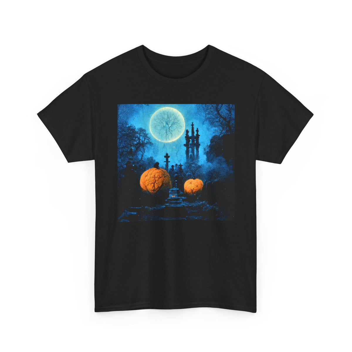 Halloween Pumpkin Graveyard T-Shirt