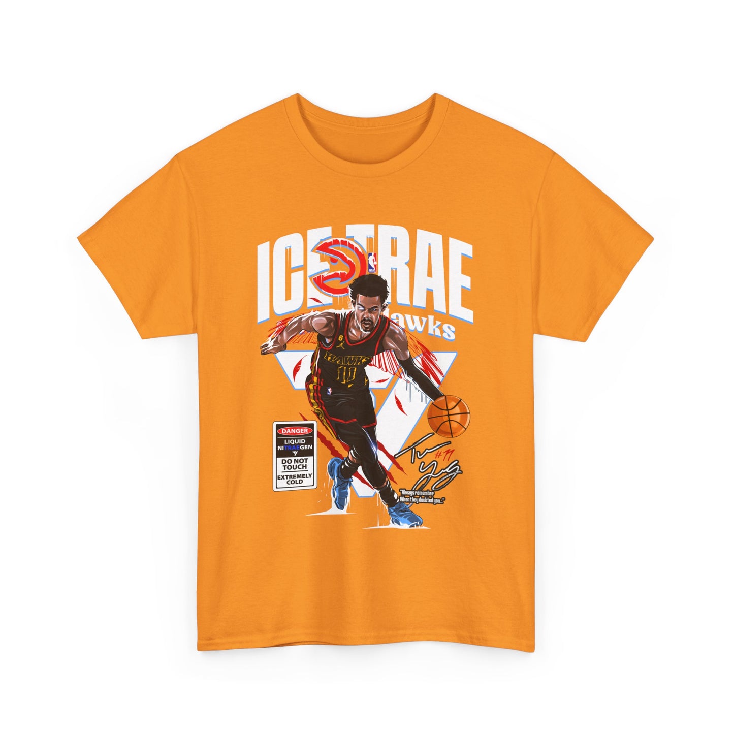 Ice Trae Hawk Dribble Unisex Heavy Cotton Tee