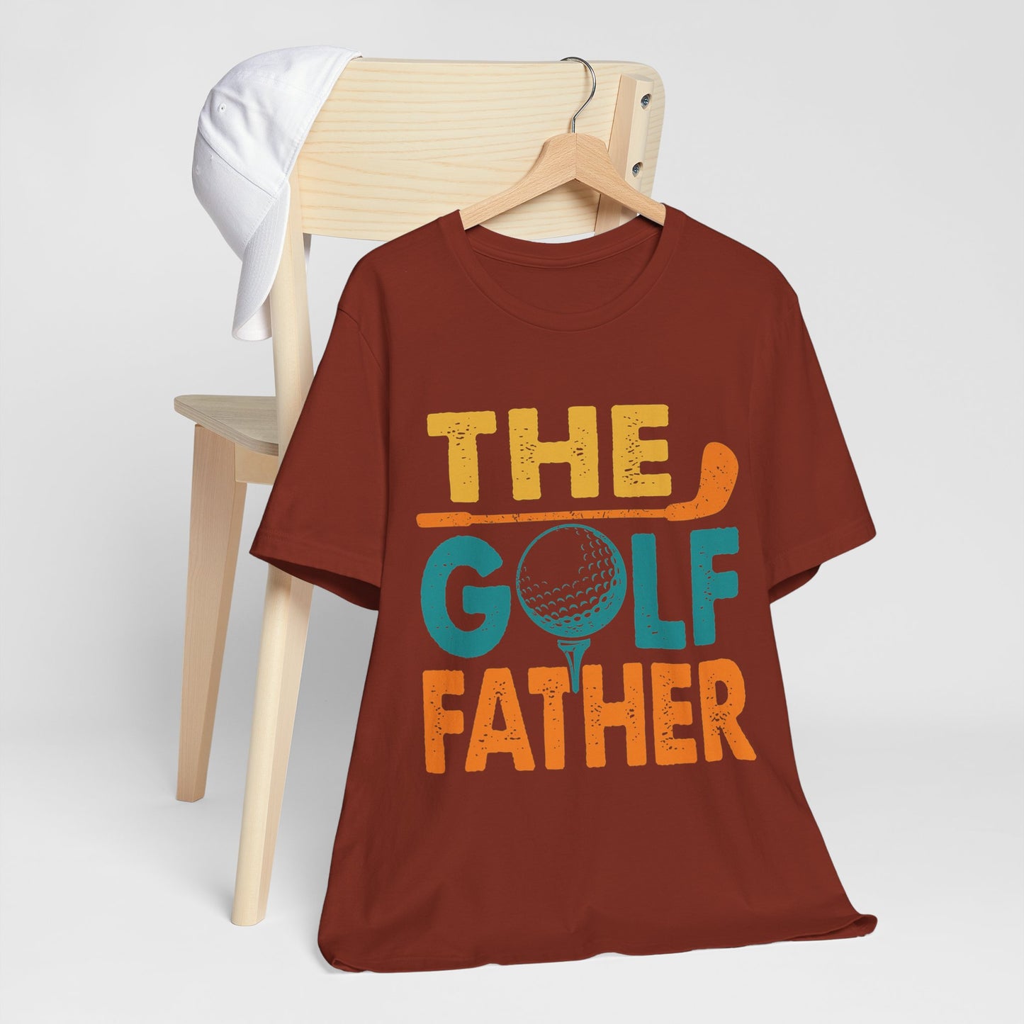 The Golf Father Short Sleeve Tee, Funny Golf T-Shirt, Unisex Golf Apparel, Great Gift for Dads, Father's Day Golf Shirt, Casual Wear
