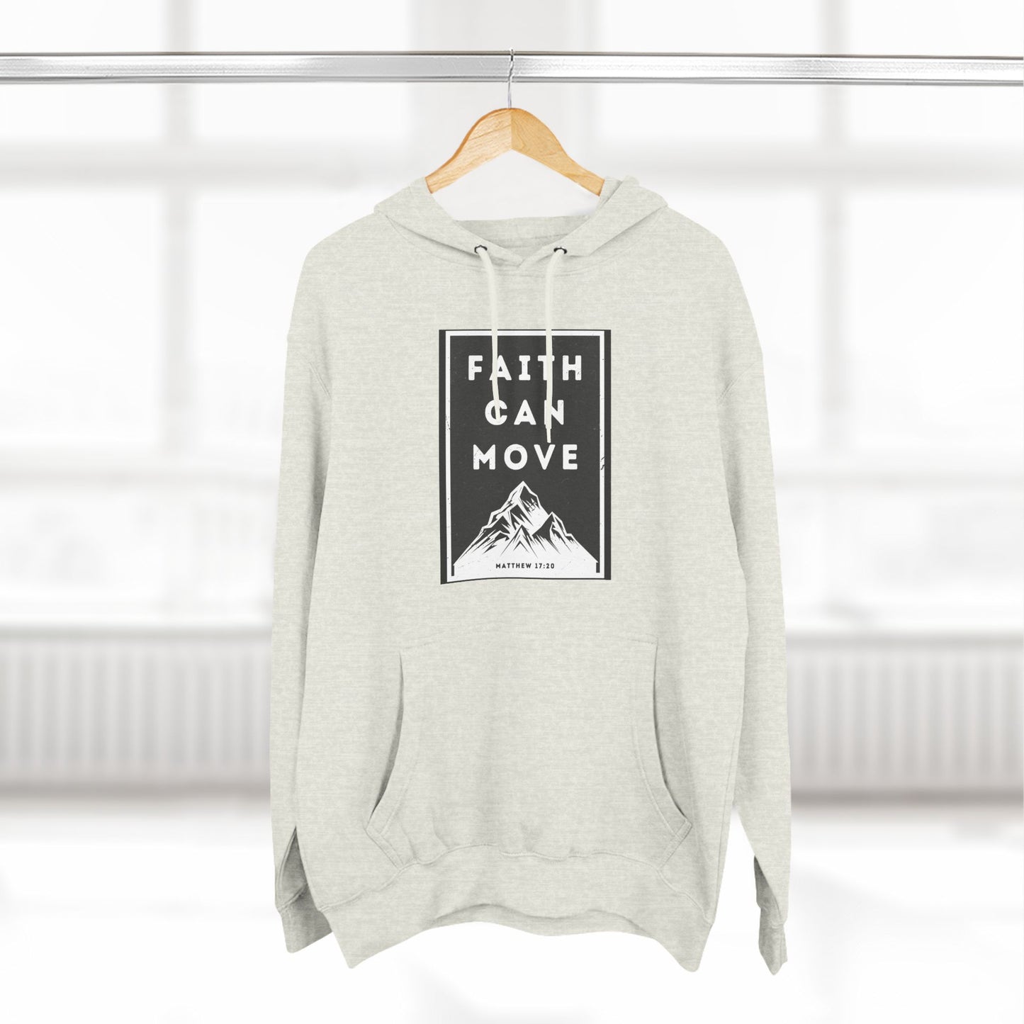 Faith Can Move Fleece Hoodie