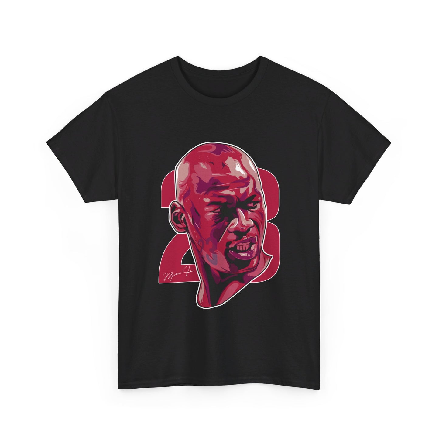 Michael Jordan Bust Art Unisex Heavy Cotton Tee