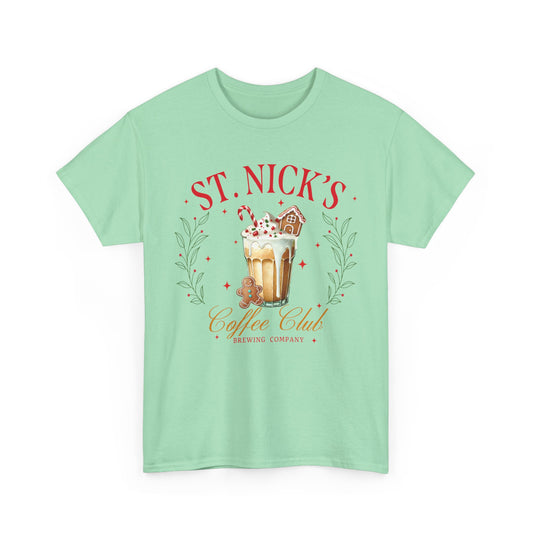 St. Nick's Coffee Club Unisex Heavy Cotton Tee Unisex Heavy Cotton Tee