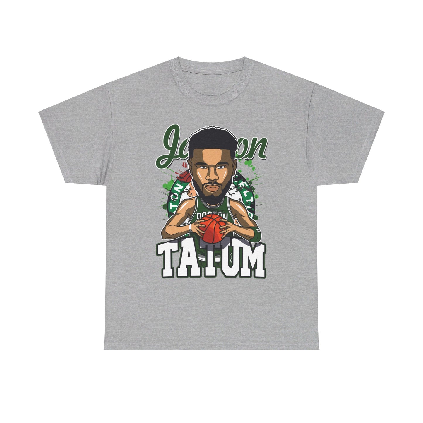 Jason Tatum Head Mural Unisex Heavy Cotton Tee