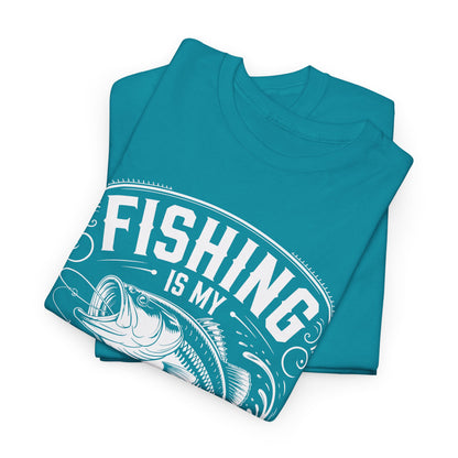 Fishing Is My Anger Management Fishing Humor Tee, Comfort Tee for Anglers, Funny Fishing Shirt, Gift for Fishermen, Casual Wear for Outdoor Lovers