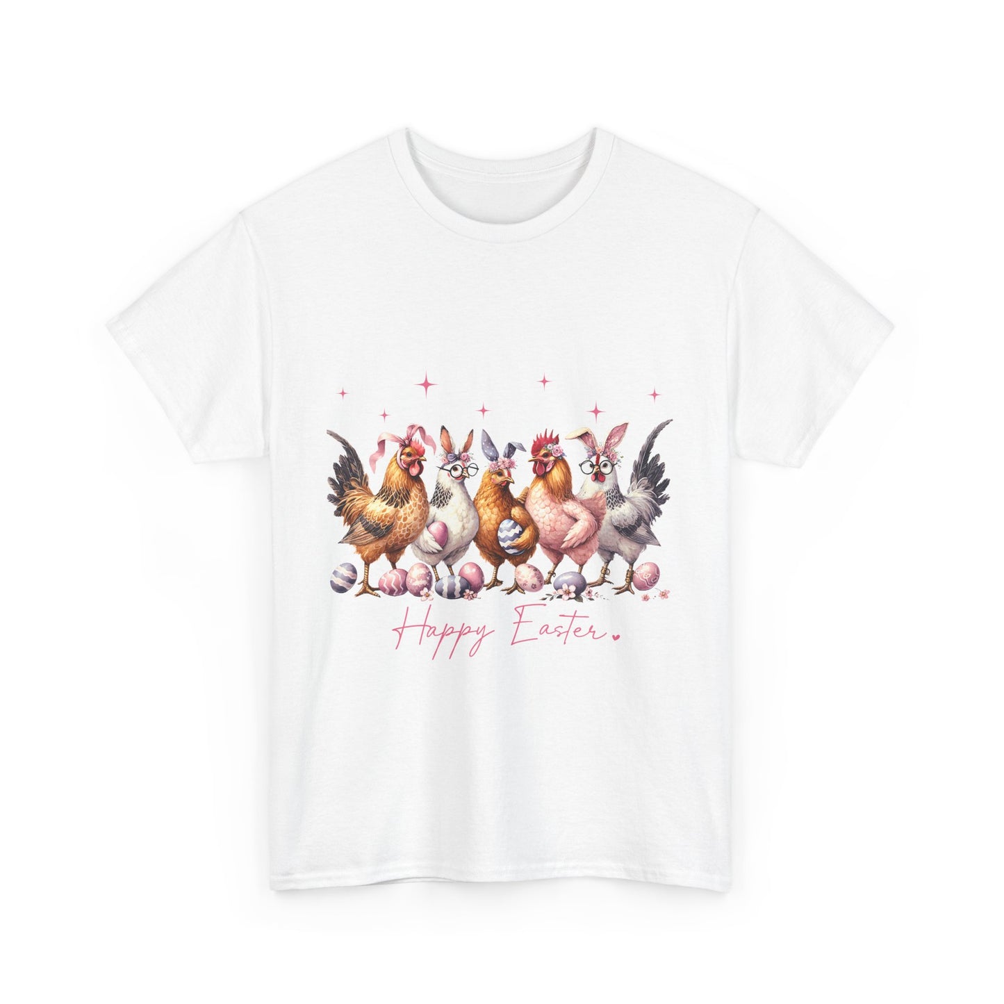 Easter Chicken Unisex Heavy Cotton Tee - Fun & Festive Apparel