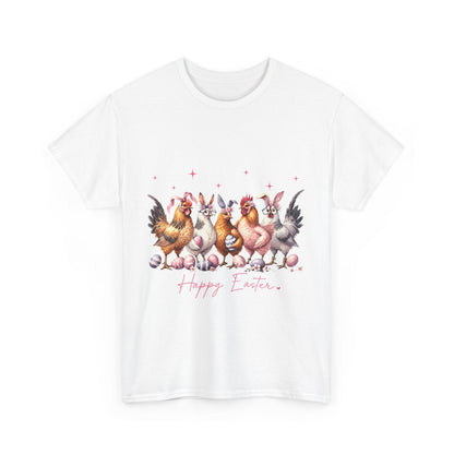 Easter Chicken Unisex Heavy Cotton Tee - Fun & Festive Apparel