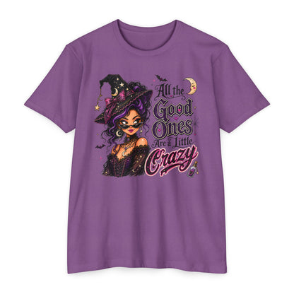 Witchy Graphic T-Shirt — "All the Good Ones Are a Little Crazy" Halloween Tee