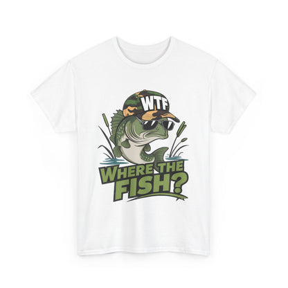 Where The Fish? Unisex Heavy Cotton Tee