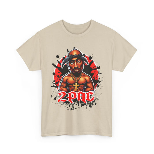 2 Pac Legend Pose Unisex Heavy Cotton Tee