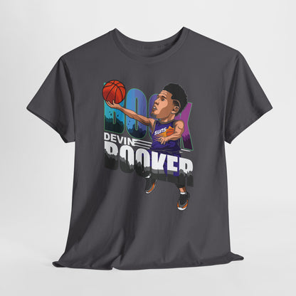 Devine Booker Cartoon Dunk Basketball T‑Shirt