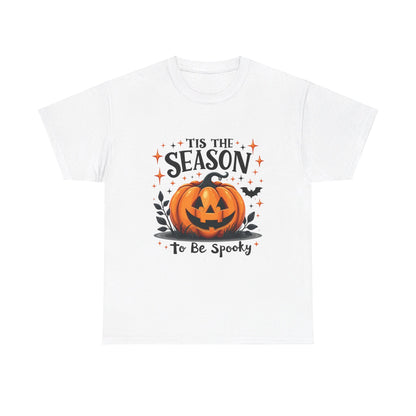 Tis The Season To be Spooky Unisex Heavy Cotton Tee