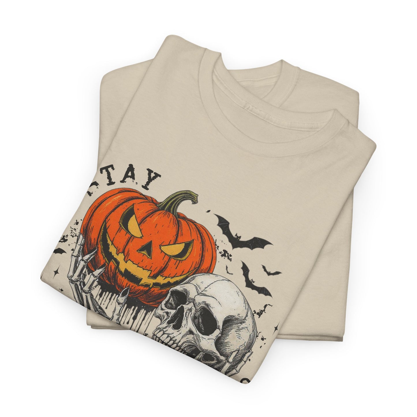 Stay Creepy Graphic, Halloween Themed Unisex Heavy Cotton Tee - spooky shirt for celebrations, fall fashion, Halloween parties, gift [...]