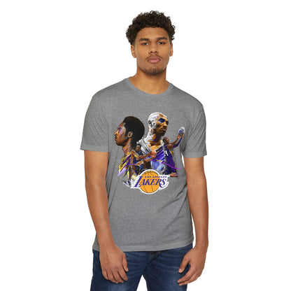 Kobe Bryant Triple Mural Unisex CVC Jersey T-shirt