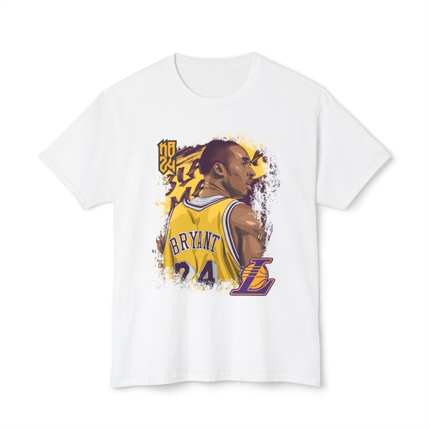 Kobe Bryant 24 Rear View Unisex HD Cotton™ T-shirt