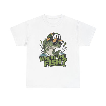Where The Fish? Unisex Heavy Cotton Tee