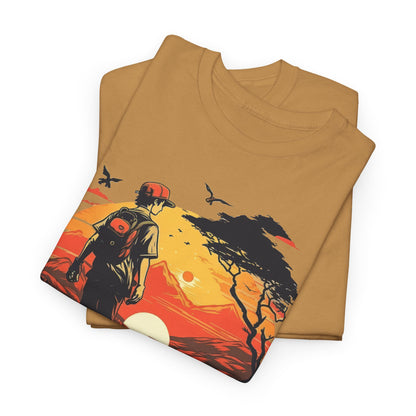 Sunset Hike Walk Unisex Heavy Cotton Tee