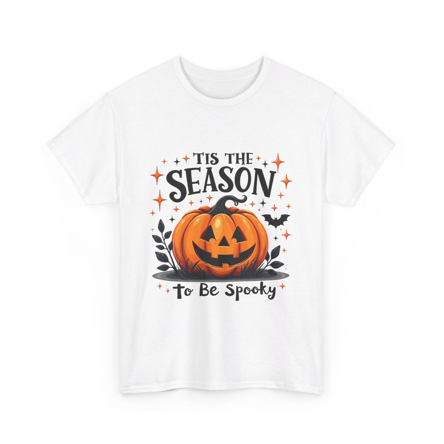 Tis The Season To be Spooky Unisex Heavy Cotton Tee