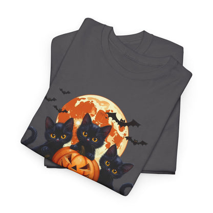 Halloween Cat Pumpkin Graphic Tee