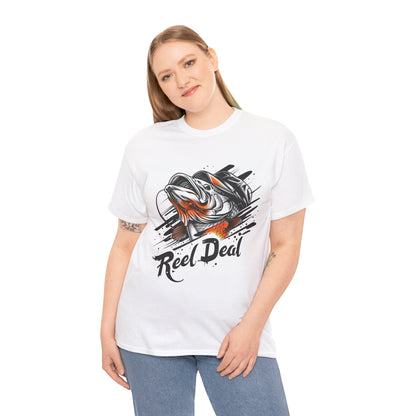 Real Deal Fishing Unisex Heavy Cotton Tee