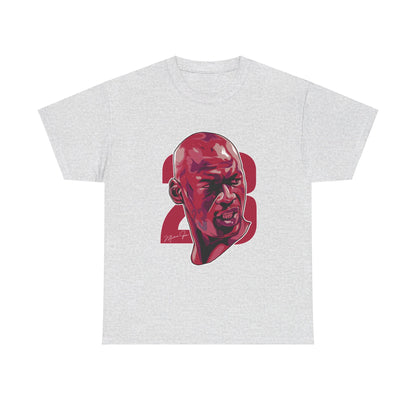 Michael Jordan Bust Art Unisex Heavy Cotton Tee