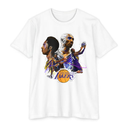 Kobe Bryant Triple Mural Unisex CVC Jersey T-shirt