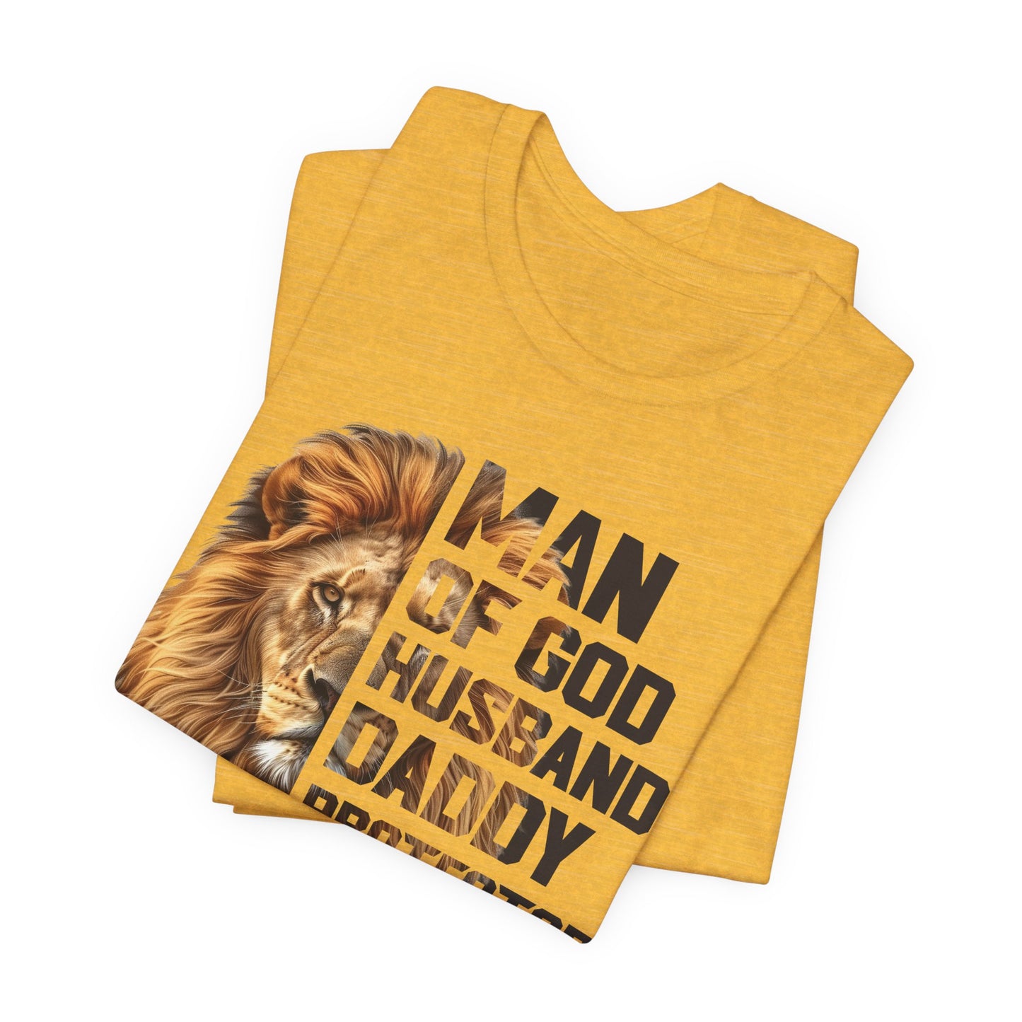 Man of God Inspirational Tee, Unisex Short Sleeve Shirt, Gift for Dads, Everyday Wear, Father's Day, Family Reunion T-Shirt