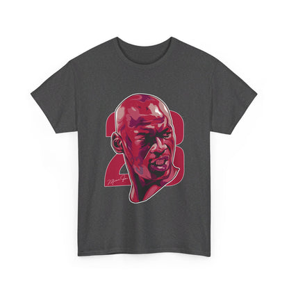 Michael Jordan Bust Art Unisex Heavy Cotton Tee