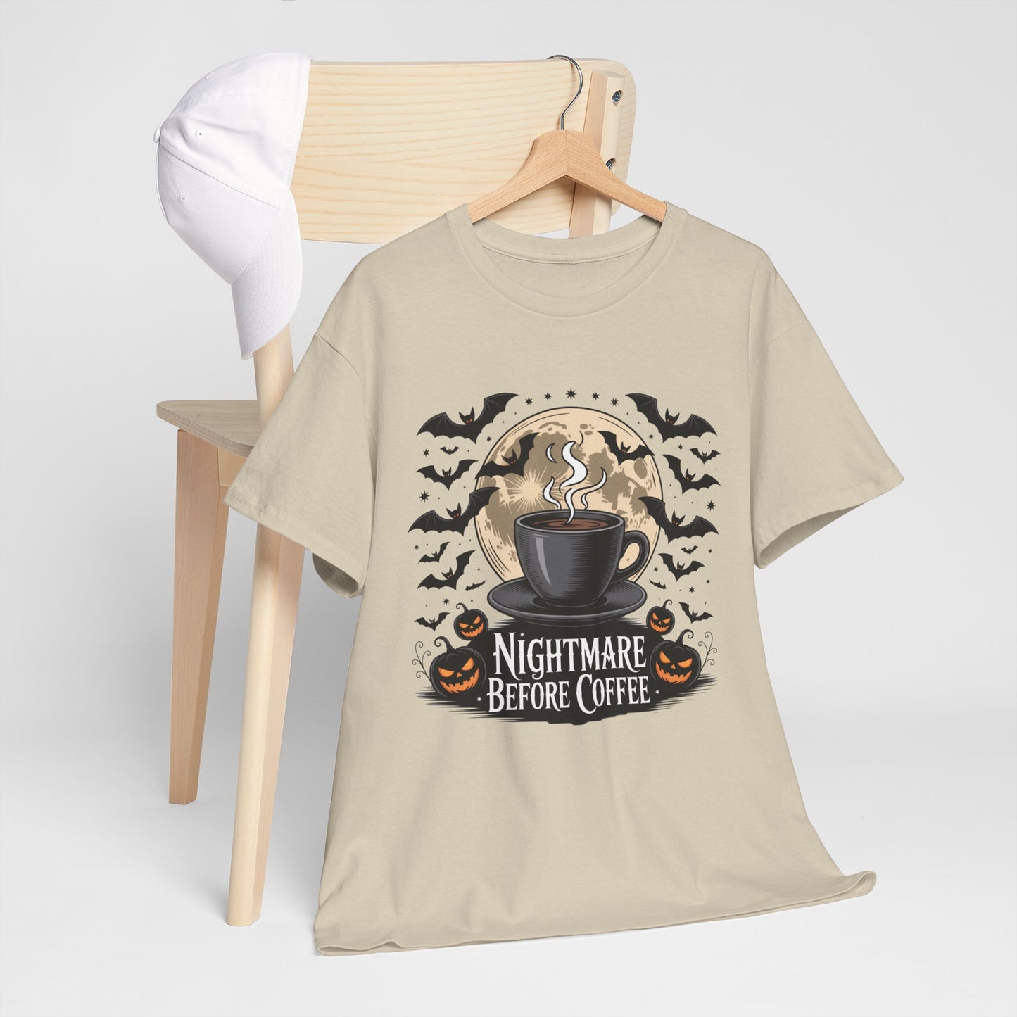 Nightmare Before Coffee Shirt, Halloween Coffee Tee, Unisex Halloween Apparel, Spooky Coffee Lovers Gift, Fun Fall T-Shirt
