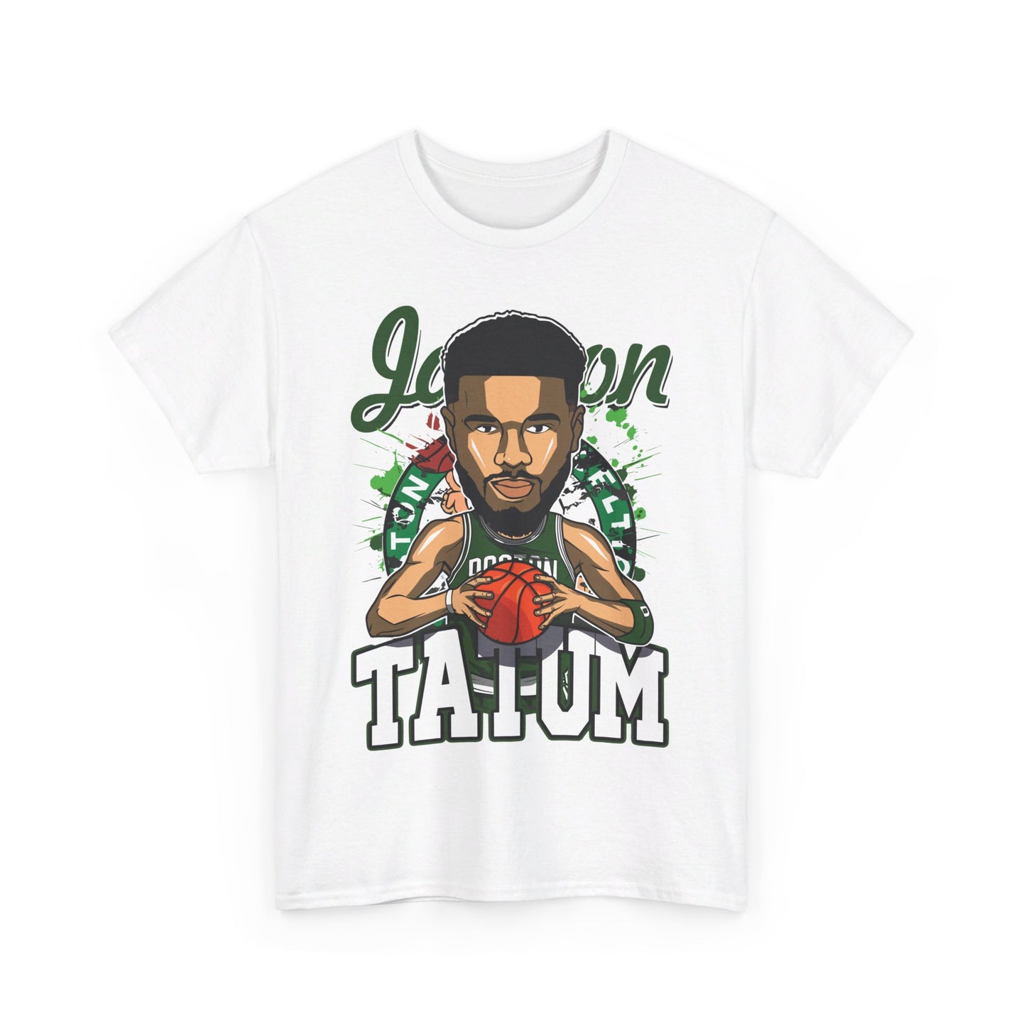 Jason Tatum Head Mural Unisex Heavy Cotton Tee