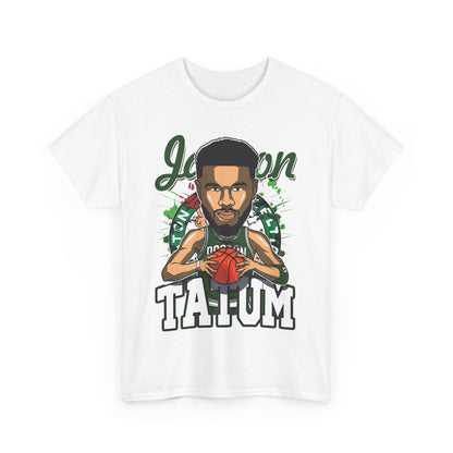 Jason Tatum Head Mural Unisex Heavy Cotton Tee