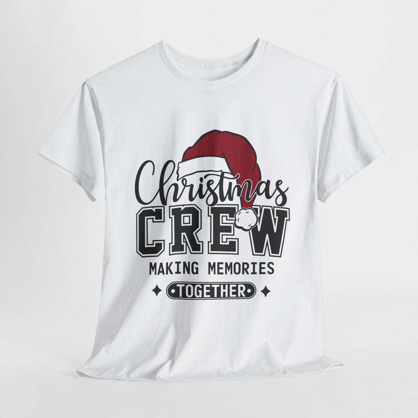 Christmas Crew Making Memories Together Unisex Heavy Cotton Tee