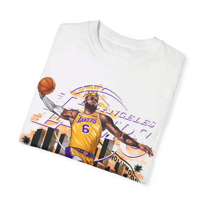 Lebron James Los Angeles Unisex Garment-Dyed T-shirt