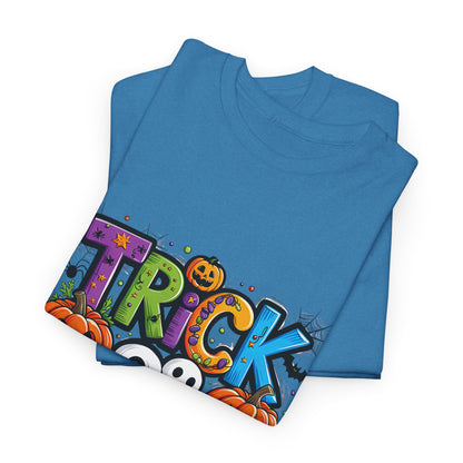 Trick Or Treat Halloween Unisex Heavy Cotton Tee
