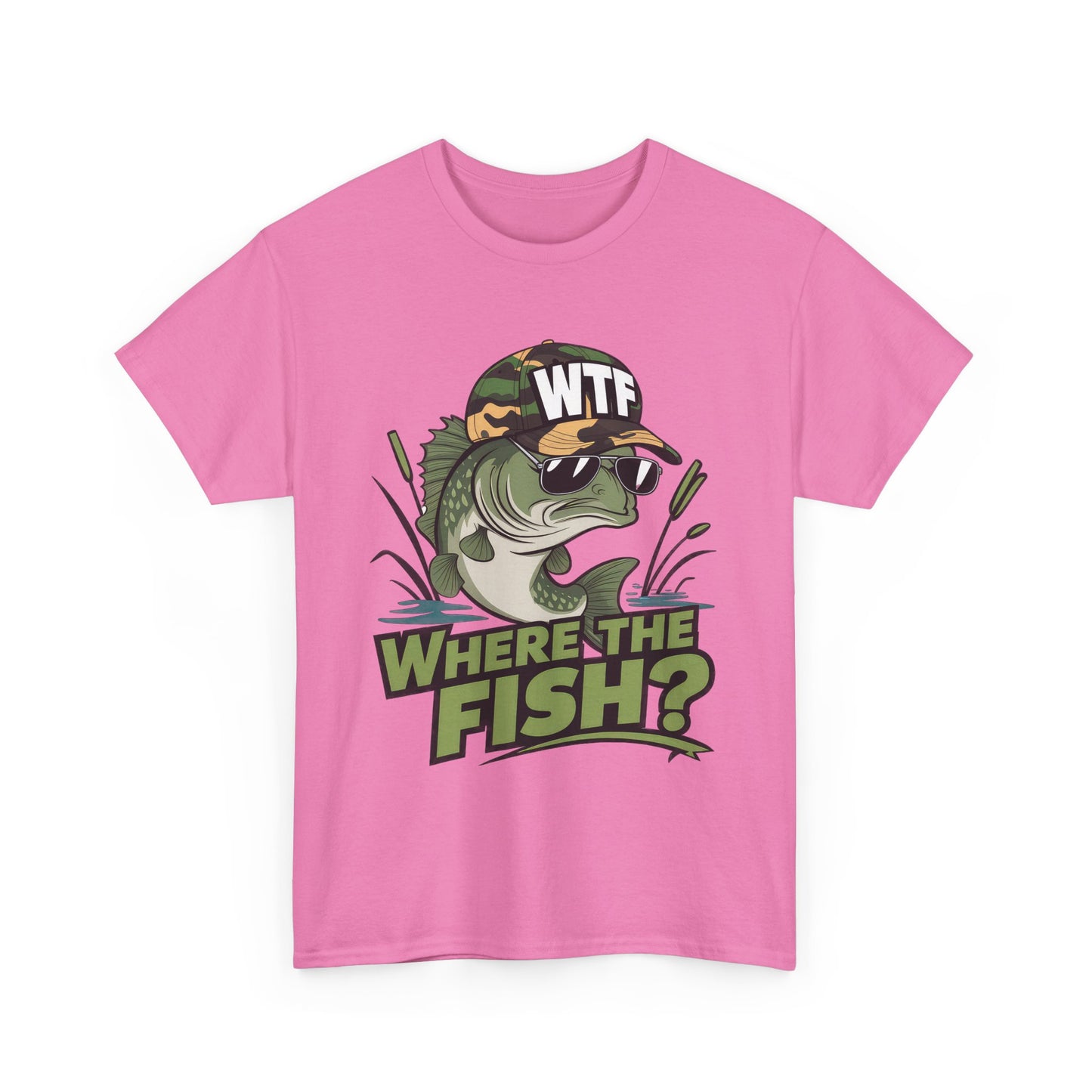 Where The Fish? Unisex Heavy Cotton Tee