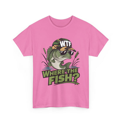 Where The Fish? Unisex Heavy Cotton Tee