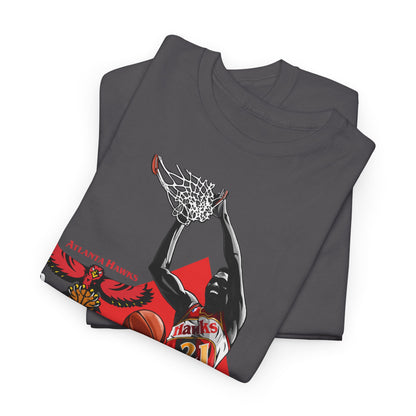 Dominic Wilkins Vintage Dunk Unisex Heavy Cotton Tee