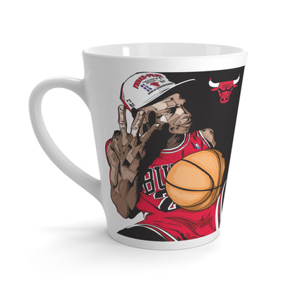 Michael Jordan Three Championships Flu Game Latte Mug