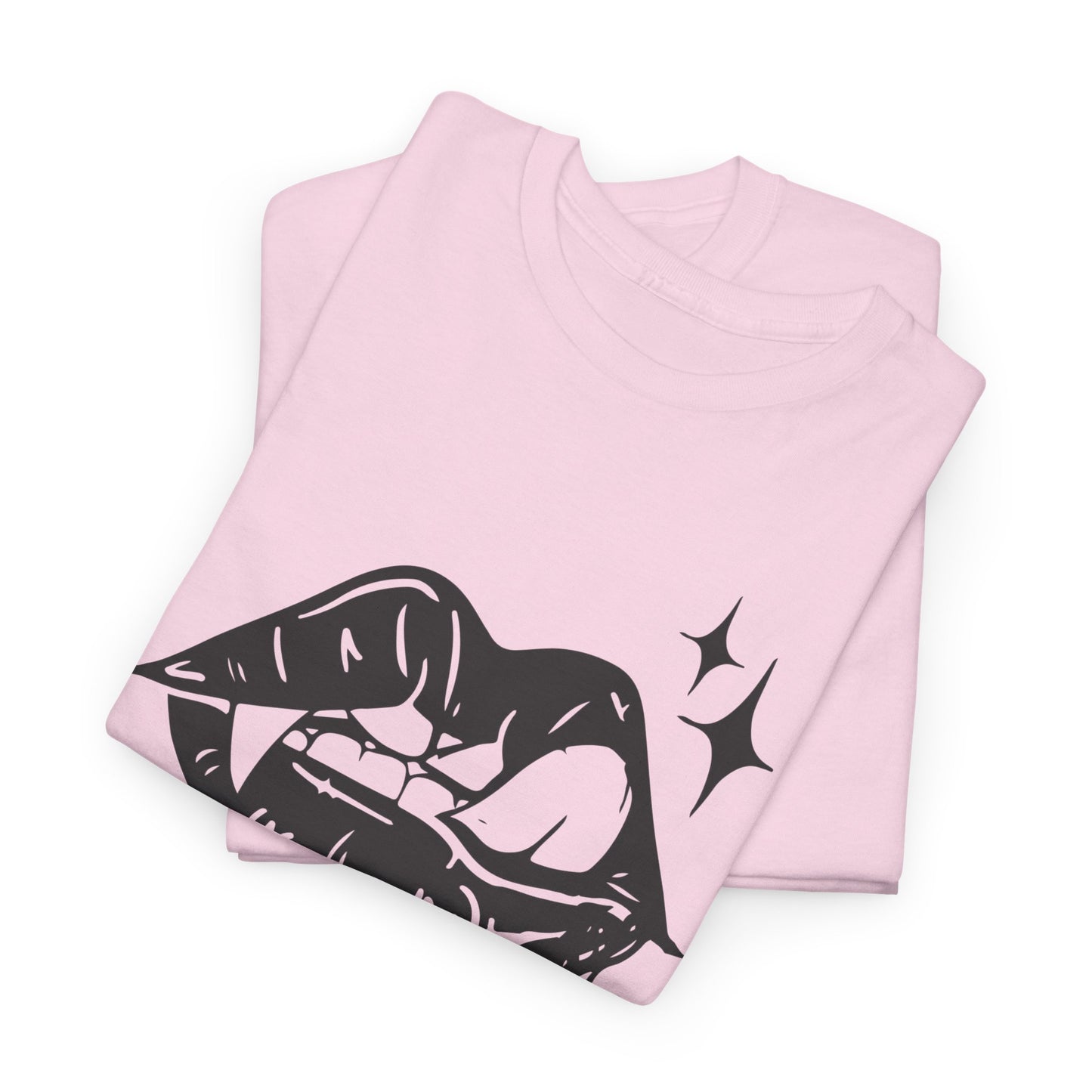 Vampire Sassy Lips Unisex Heavy Cotton Tee