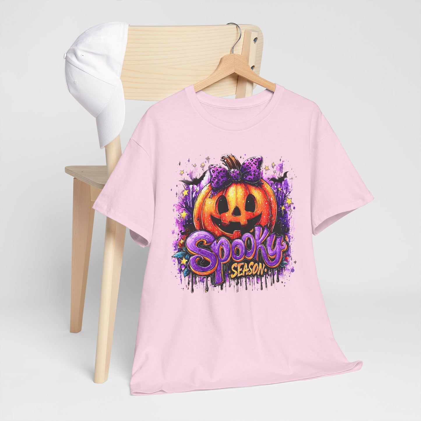 Spooky Season Unisex Tee - Halloween Shirt, Cute Pumpkin Top, Fall Fashion, Comfy Casual Wear, Gift for Halloween Lovers