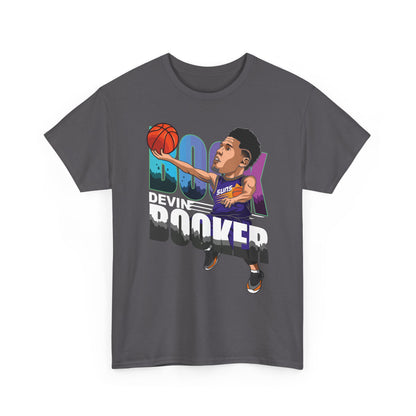 Devine Booker Cartoon Dunk Basketball T‑Shirt