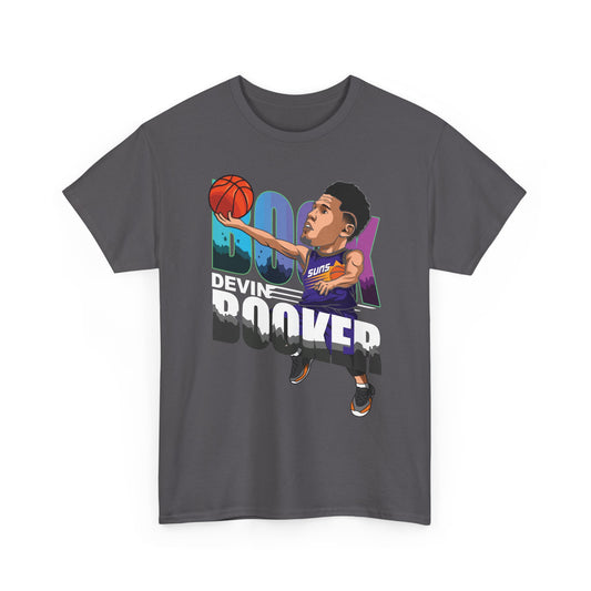 Devine Booker Cartoon Dunk Basketball T‑Shirt